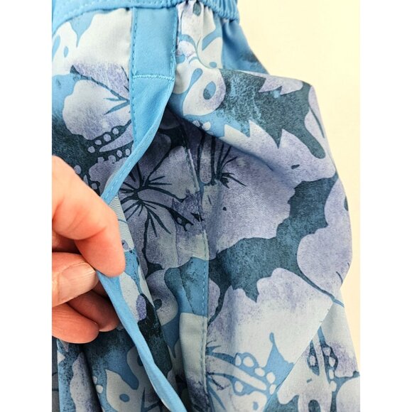 Body Glove Mens XXL/38 Blue Floral Print Board Shorts With Elastic Waist & Draws - Picture 4 of 9